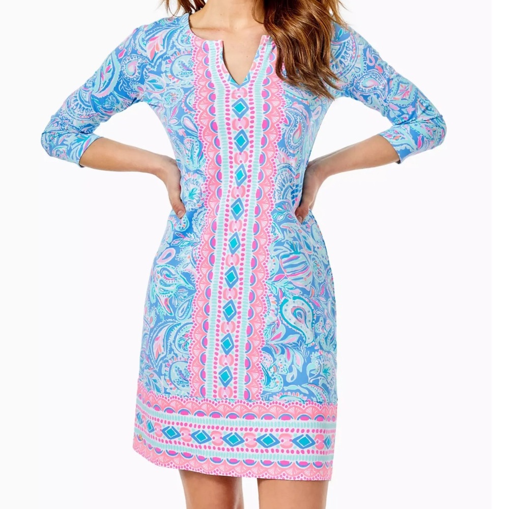 Lilly Pulitzer Nadine UPF 50 fish Kiss Dress